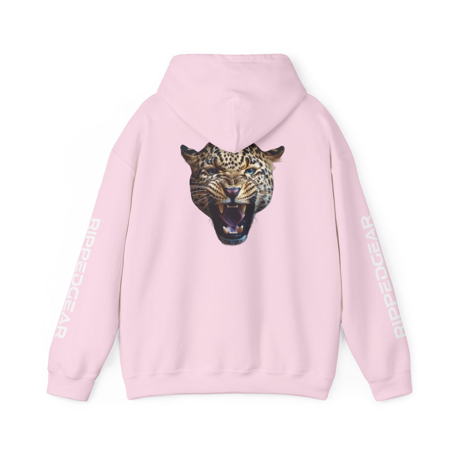Leopard RIPPEDGEAR Heavy Blend™ Hoodie – Power Meets Comfort