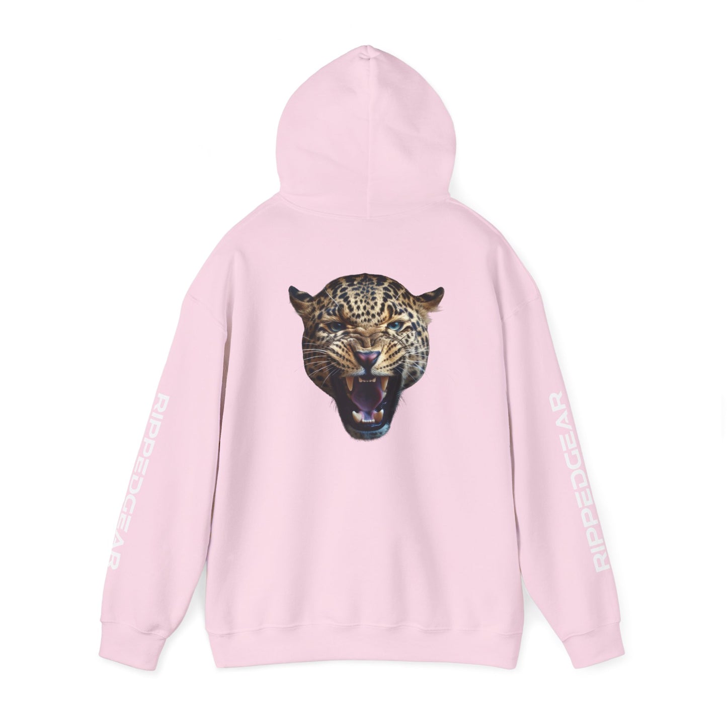 Leopard RIPPEDGEAR Heavy Blend™ Hoodie – Power Meets Comfort