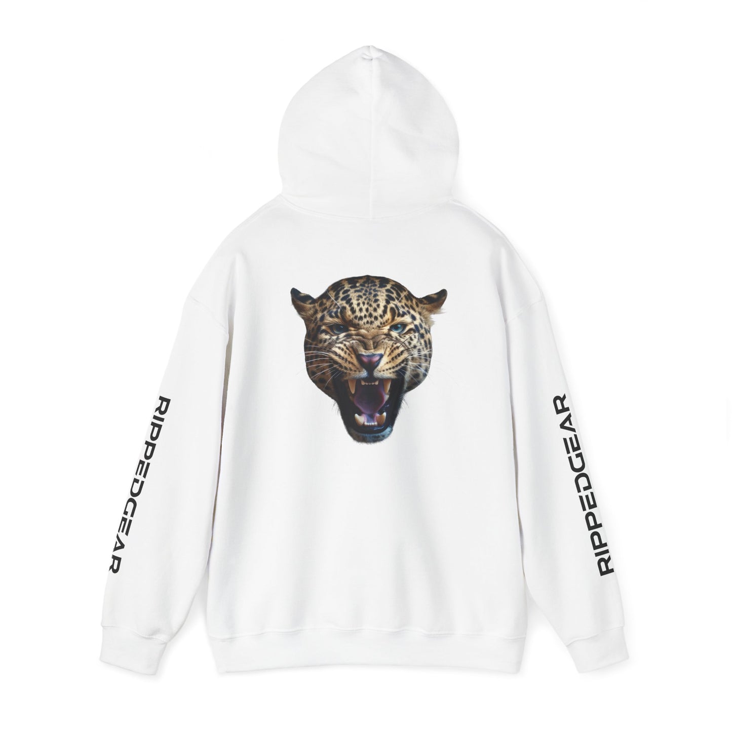 Leopard RIPPEDGEAR Heavy Blend™ Hoodie – Power Meets Comfort