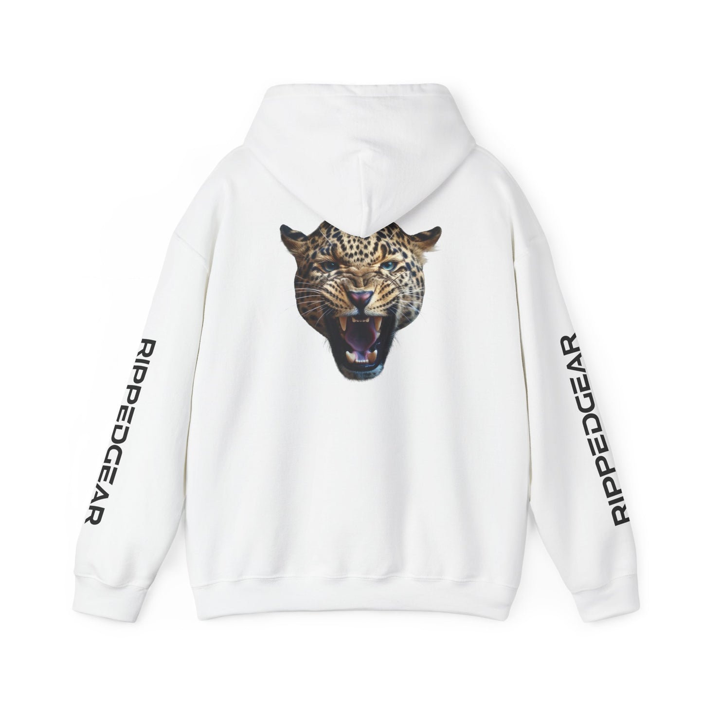 Leopard RIPPEDGEAR Heavy Blend™ Hoodie – Power Meets Comfort