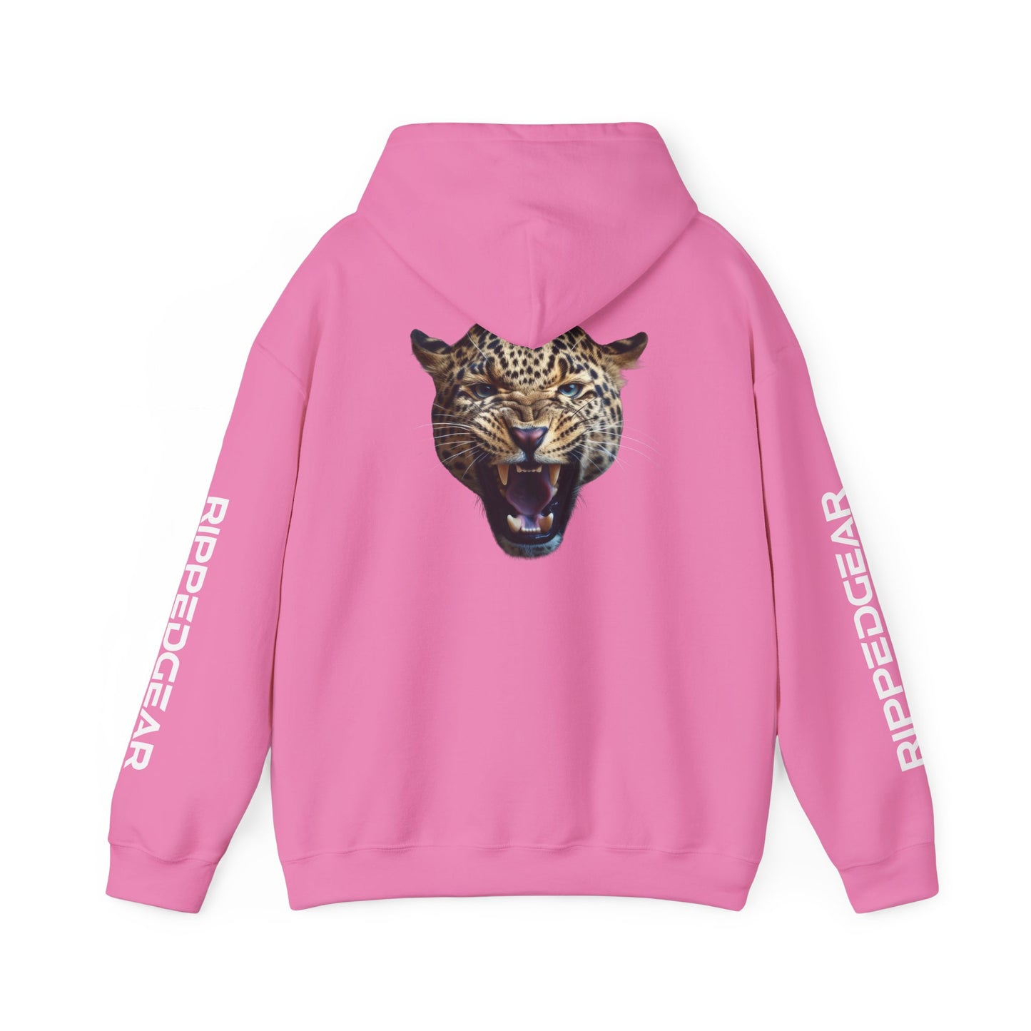 Leopard RIPPEDGEAR Heavy Blend™ Hoodie – Power Meets Comfort