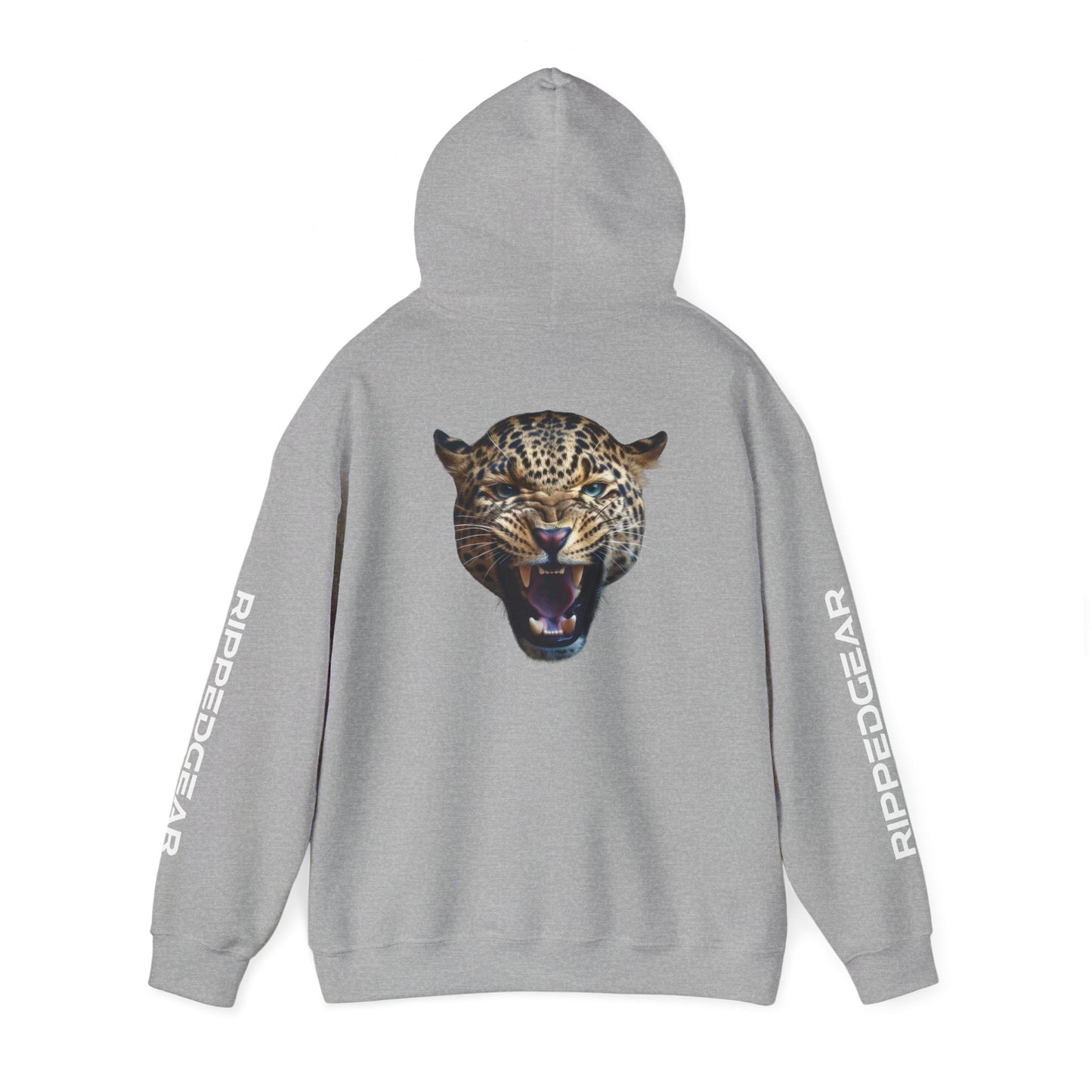 Leopard RIPPEDGEAR Heavy Blend™ Hoodie – Power Meets Comfort
