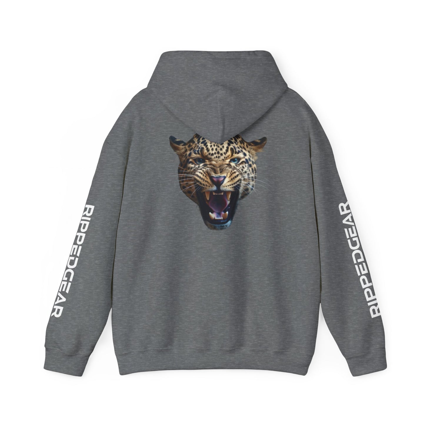 Leopard RIPPEDGEAR Heavy Blend™ Hoodie – Power Meets Comfort