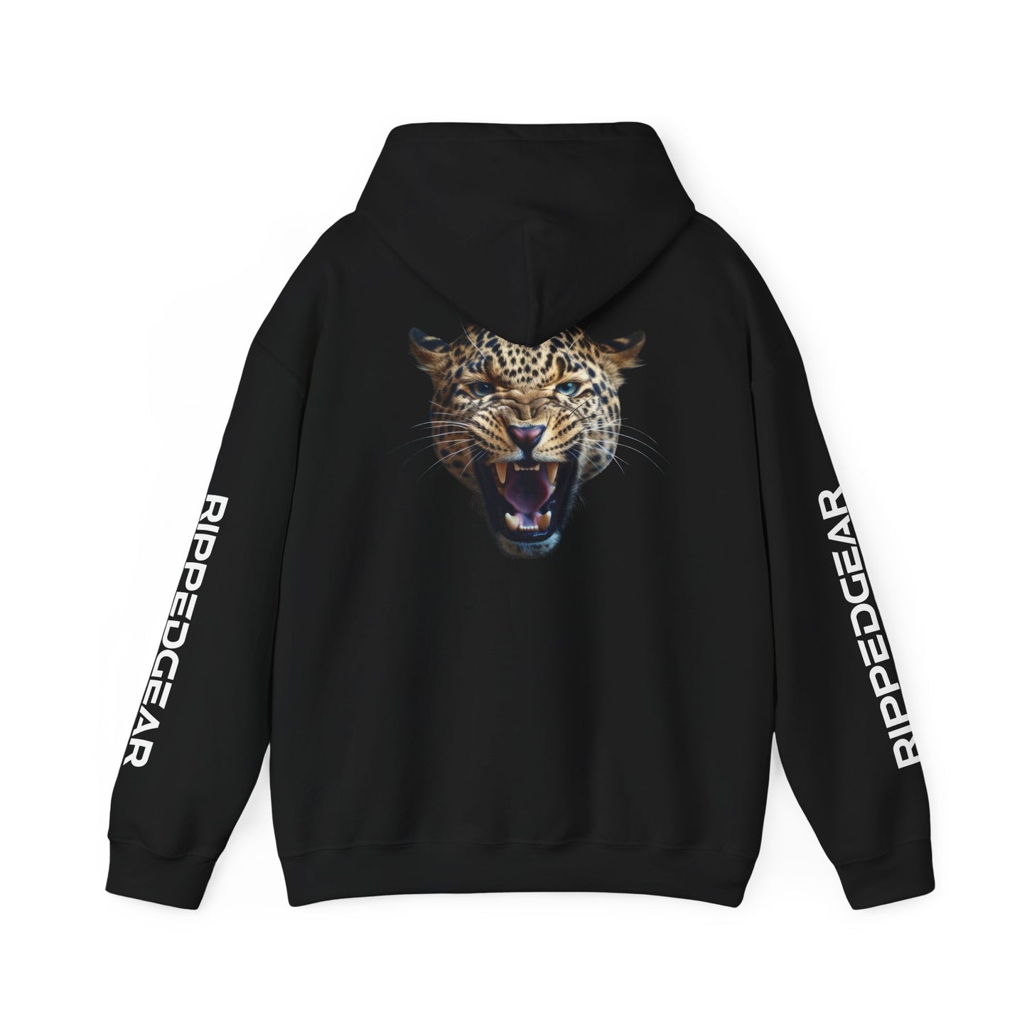Leopard RIPPEDGEAR Heavy Blend™ Hoodie – Power Meets Comfort