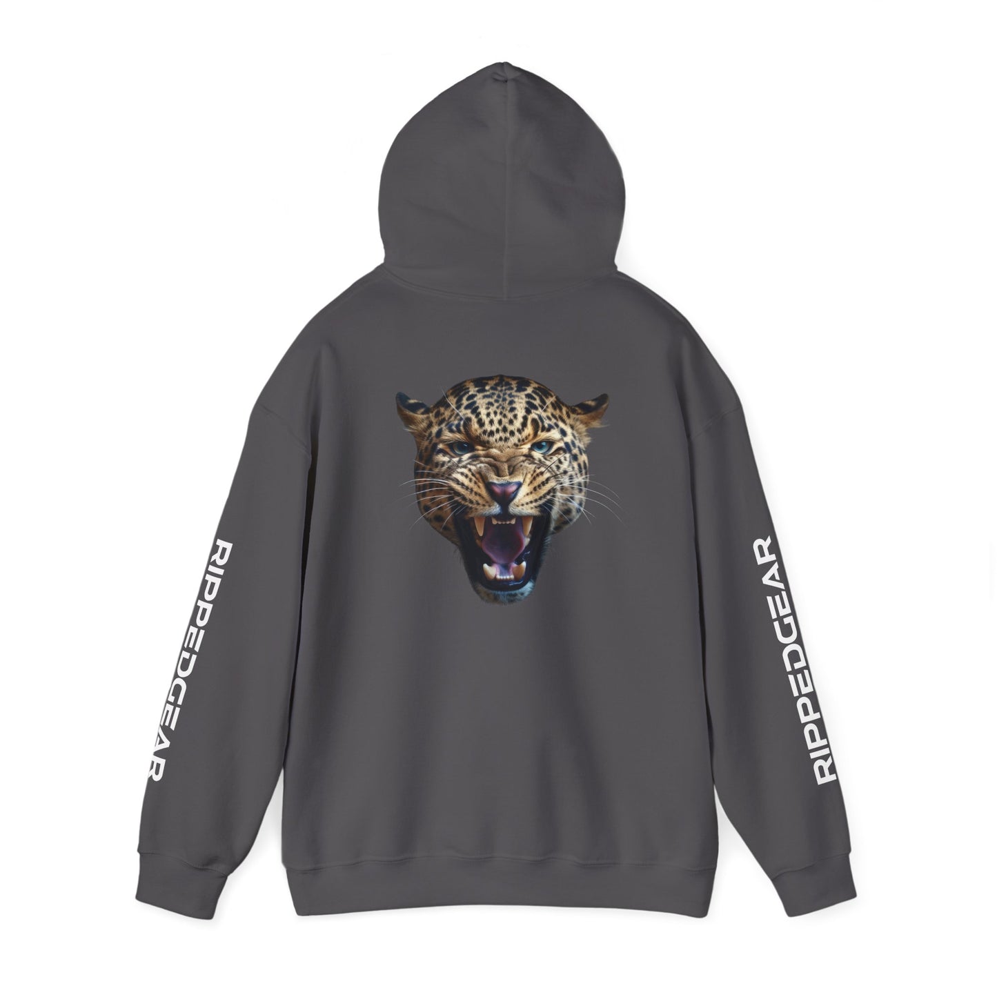 Leopard RIPPEDGEAR Heavy Blend™ Hoodie – Power Meets Comfort