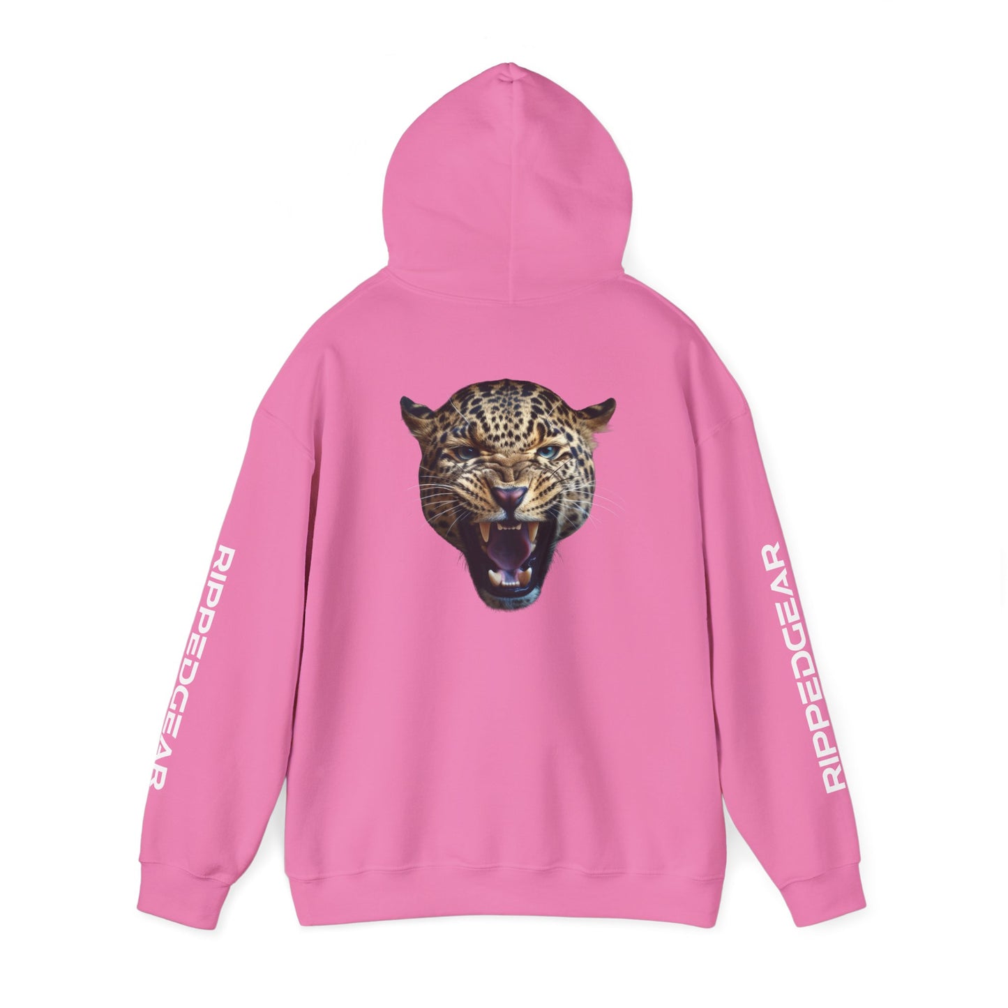 Leopard RIPPEDGEAR Heavy Blend™ Hoodie – Power Meets Comfort