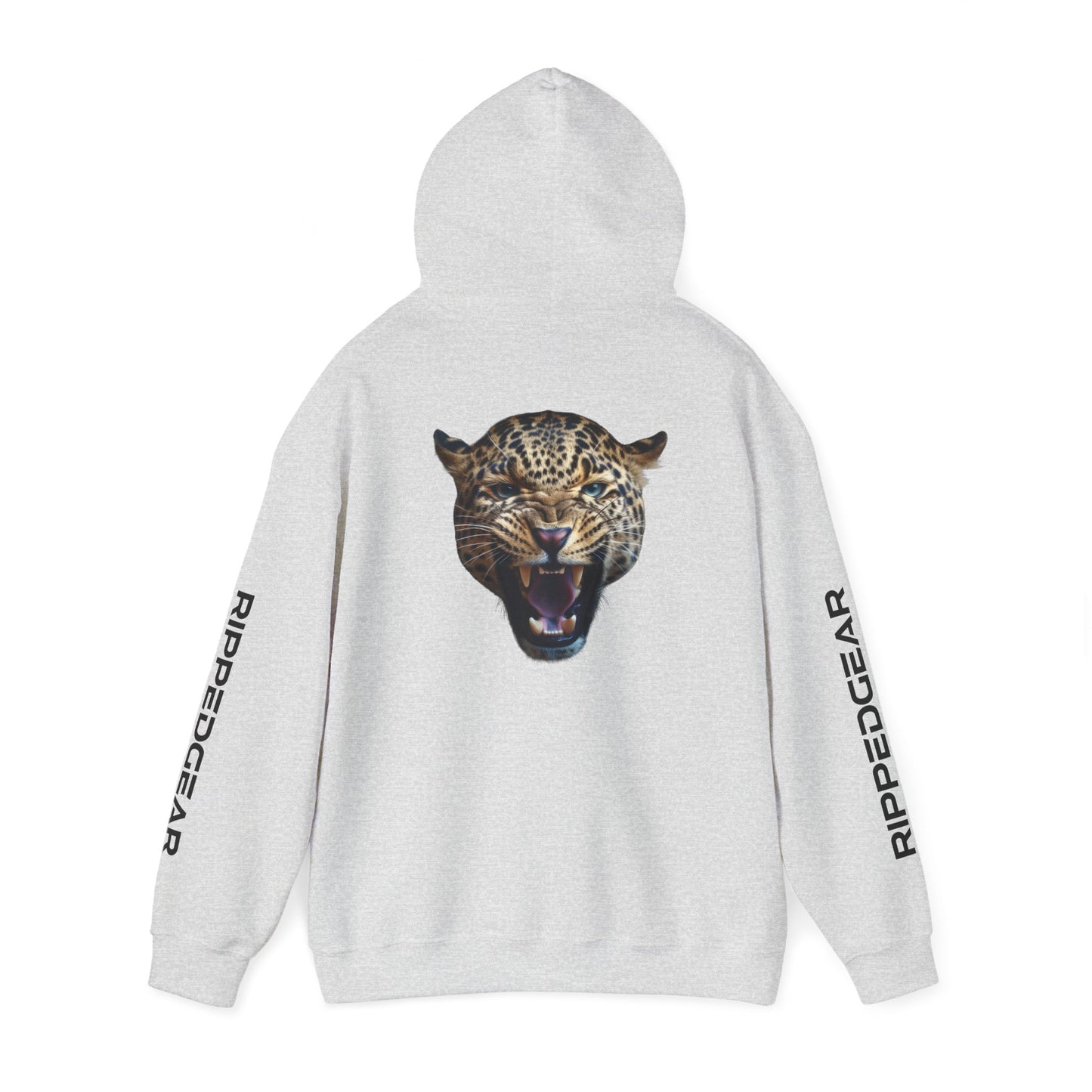 Leopard RIPPEDGEAR Heavy Blend™ Hoodie – Power Meets Comfort