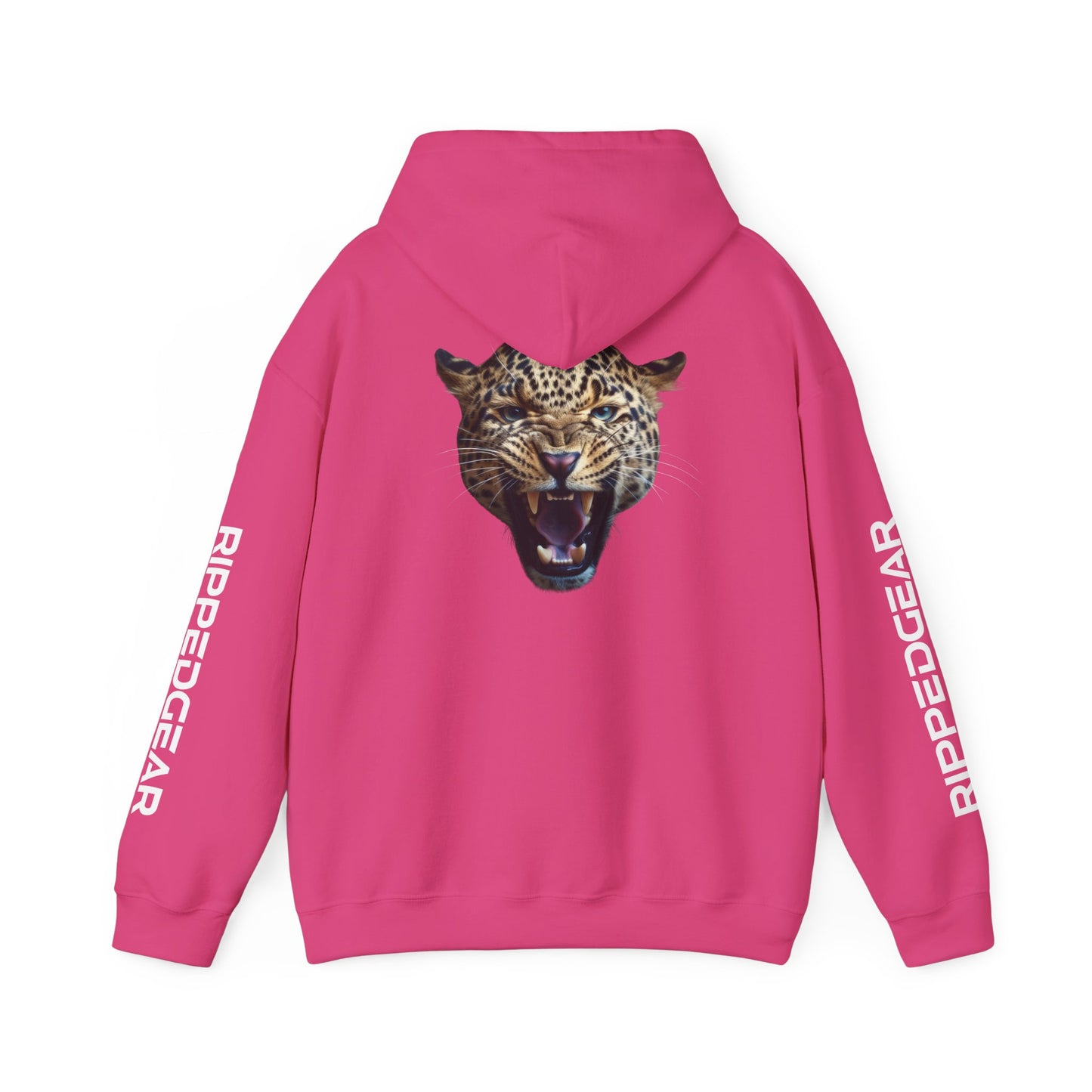 Leopard RIPPEDGEAR Heavy Blend™ Hoodie – Power Meets Comfort