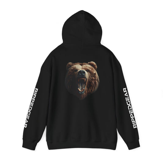 Bear RIPPEDGEAR Heavy Blend™ Hoodie – Power Meets Comfort